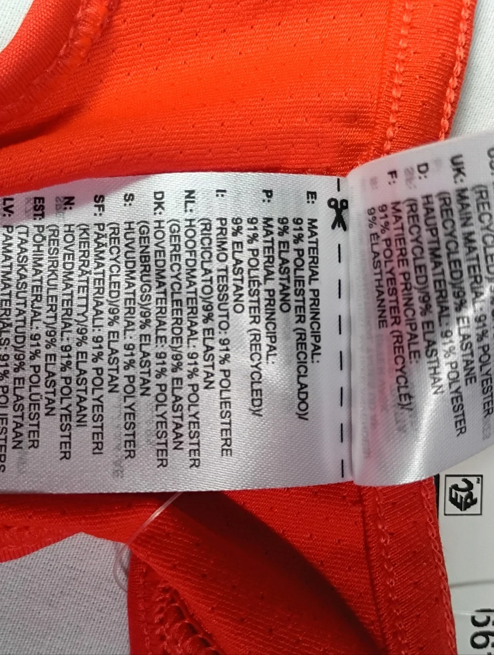 #1106 Reebok Sports Racerback Bra - Picture 7 of 8